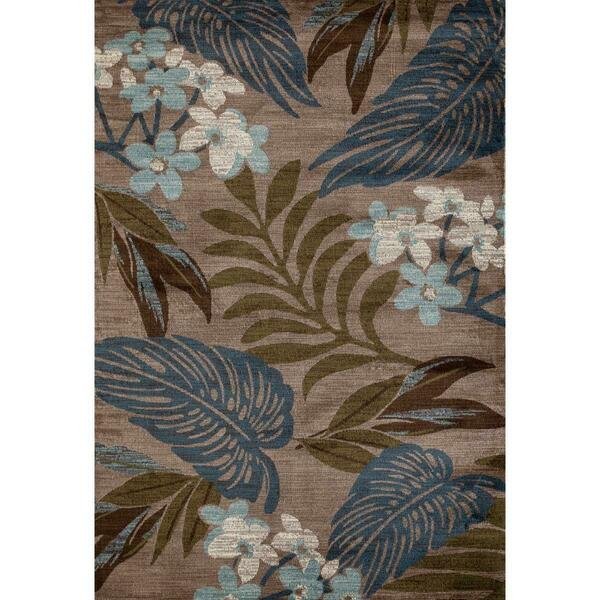 9 X 12 Ft. Palm Coast Collection Tranquil Woven Area Rug, Beige, Art Carpet, Mfr#: 841864131160